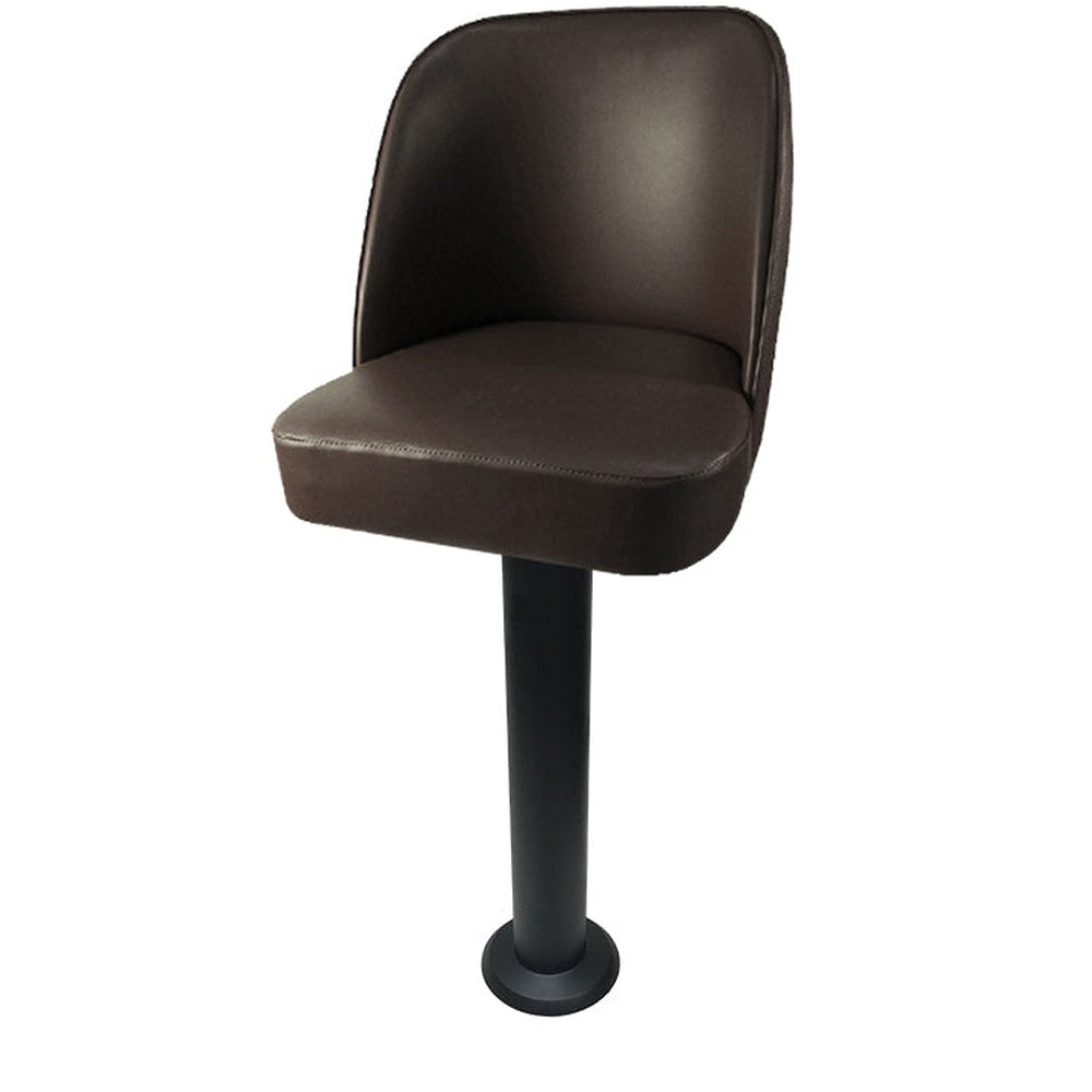 Bucket Seat Bolt Down Pedestal Bar Stools