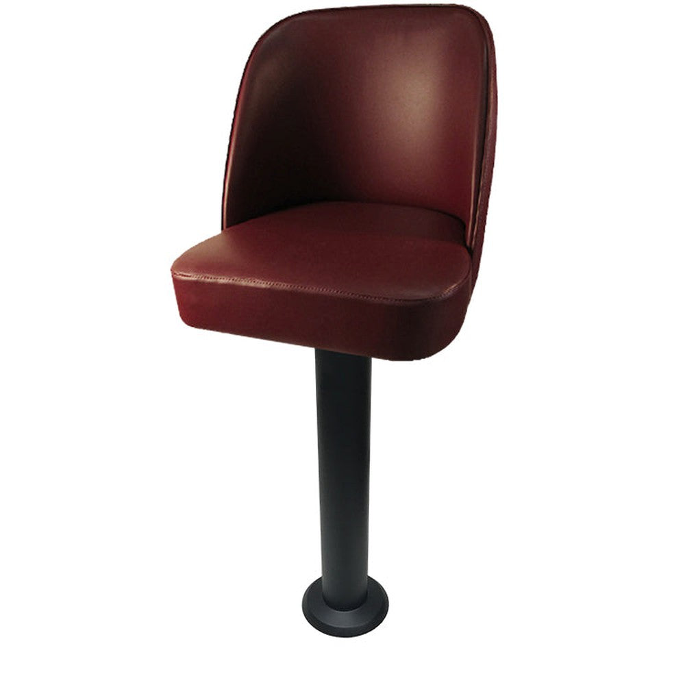 Bucket Seat Bolt Down Pedestal Bar Stools