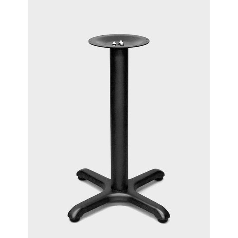 Standard Stamped Steel Bolted Top X Table Base with 3" or 4" Column