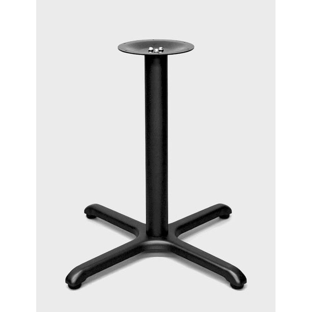 Standard Stamped Steel Bolted Top X Table Base with 3" or 4" Column