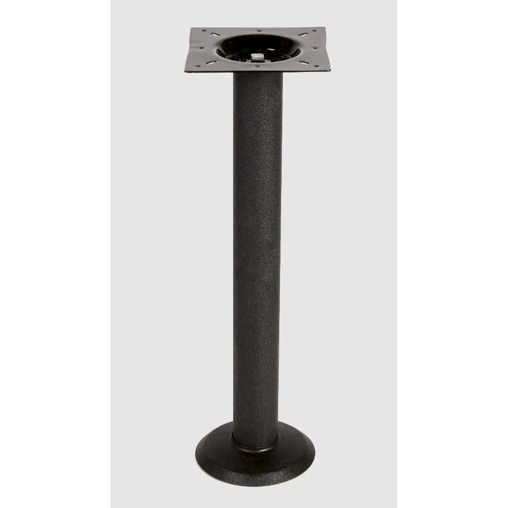 Indoor Bolt Down Black Powder Coated Table Base