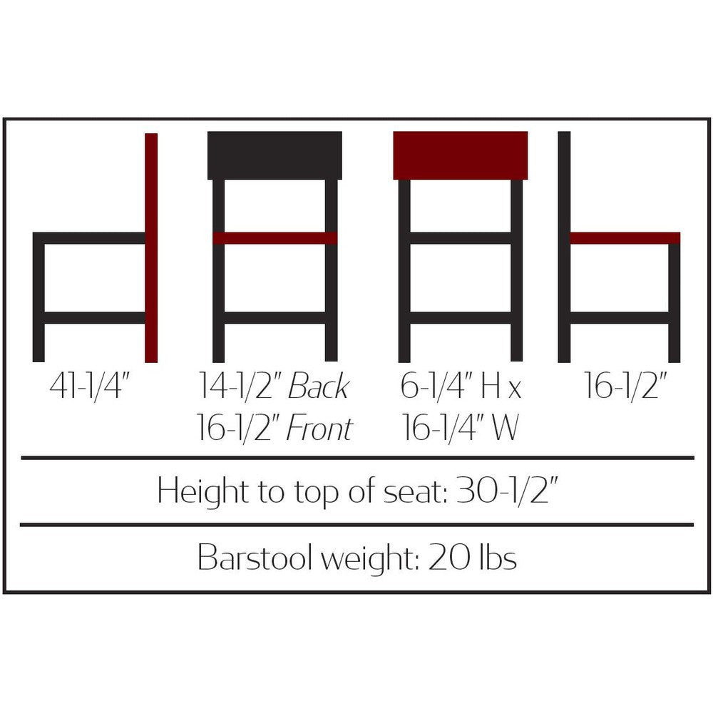 Timber Series Metal and Wood Bar Stools