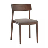 Mika Custom Upholstered Wood Side Chair