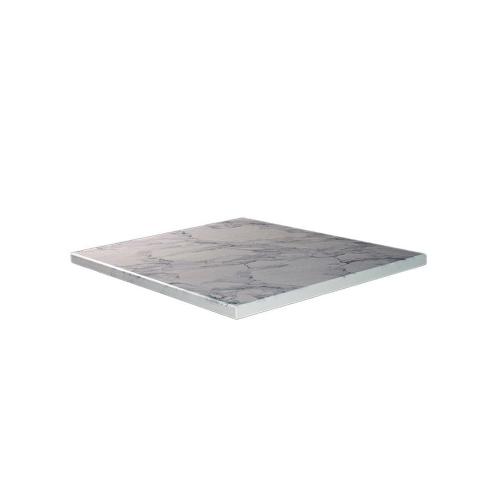 Washed Marble Pattern Powder Coated MDF Outdoor Table Tops