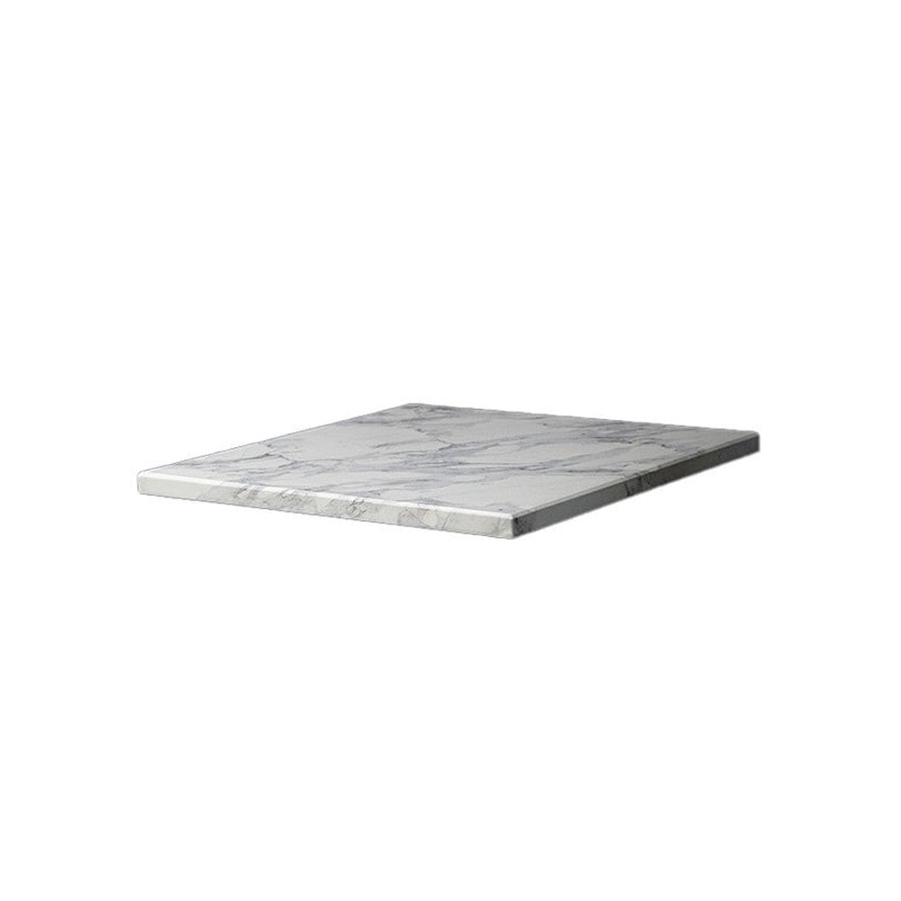 Washed Marble Pattern Powder Coated MDF Outdoor Table Tops