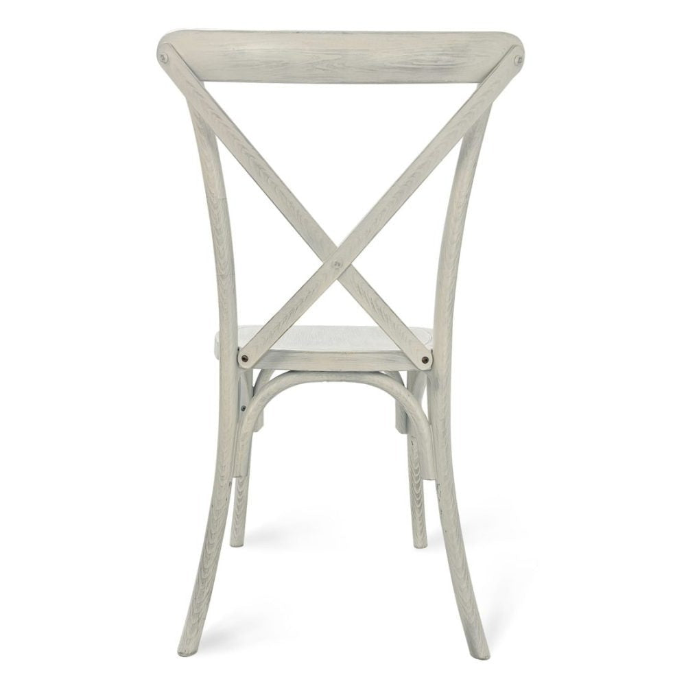 Traditional Cross Back ToughResin Stackable Side Chair