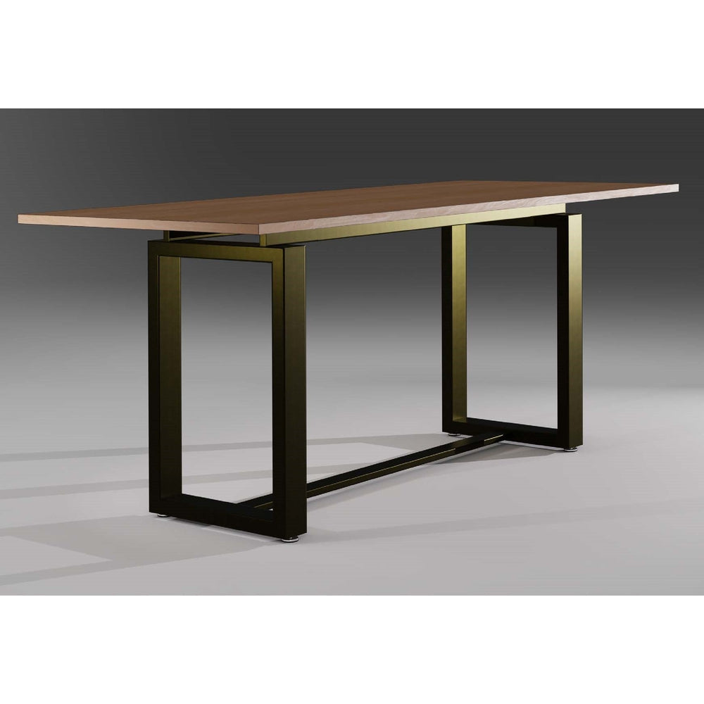 Windowpane Steel Base Communal Table