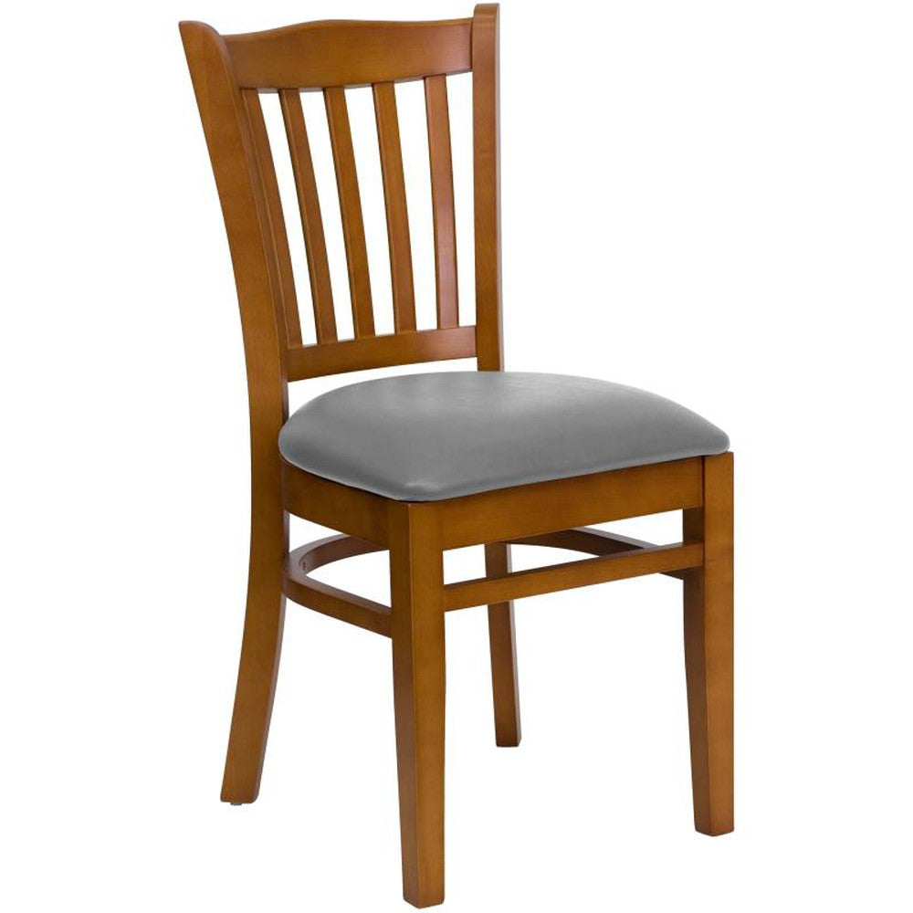 HERCULES Series Vertical Slat Back Restaurant Chair