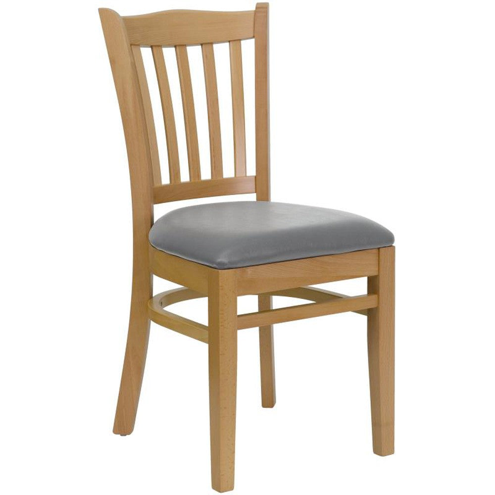 HERCULES Series Vertical Slat Back Restaurant Chair