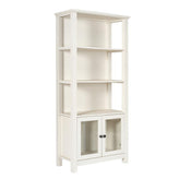 Stella Modern Farmhouse Wooden Bookcase and Storage Cabinet