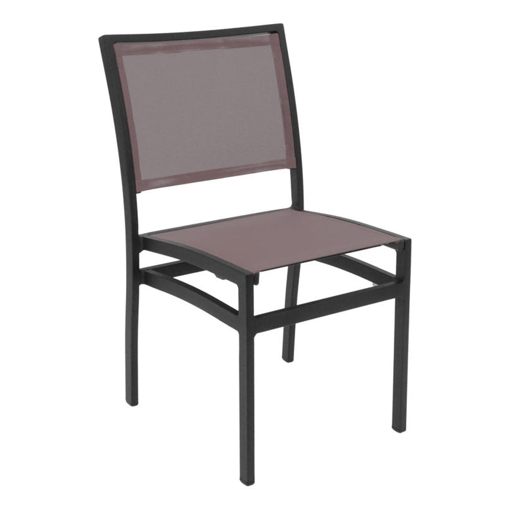 Aluminum Outdoor Frame Chair With Textile Back