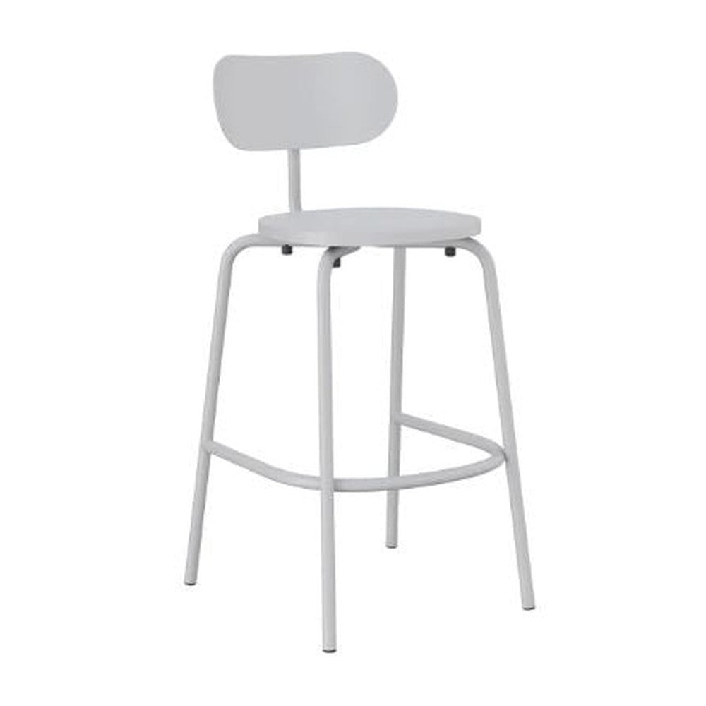 Stelo Outdoor Metal Bar or Counter Stool