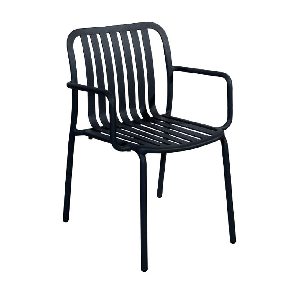 Key West Outdoor Vertical Slat Stacking Armchair