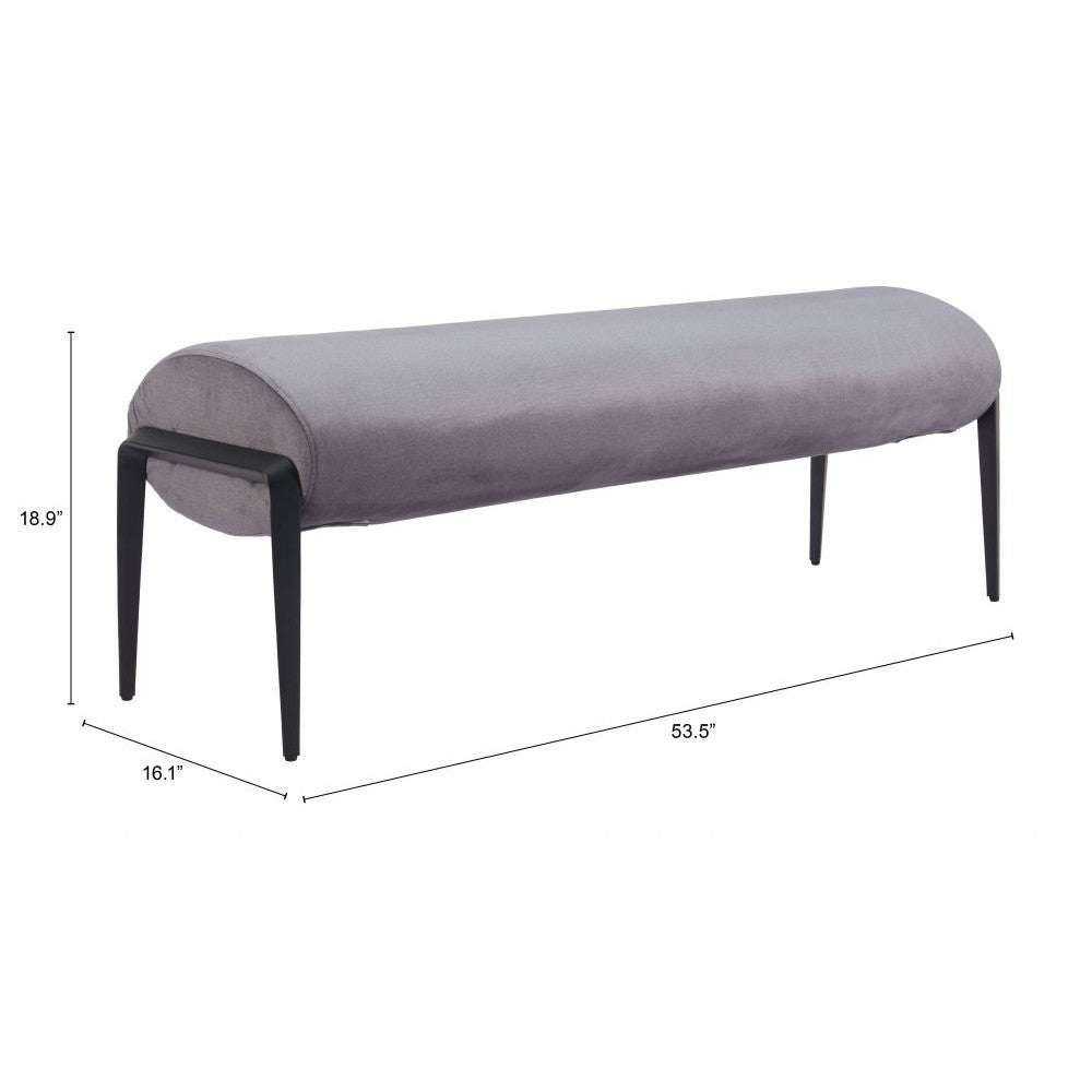 Gray Glatt Bench