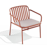 Kano Outdoor Steel Stackable Lounge Chair