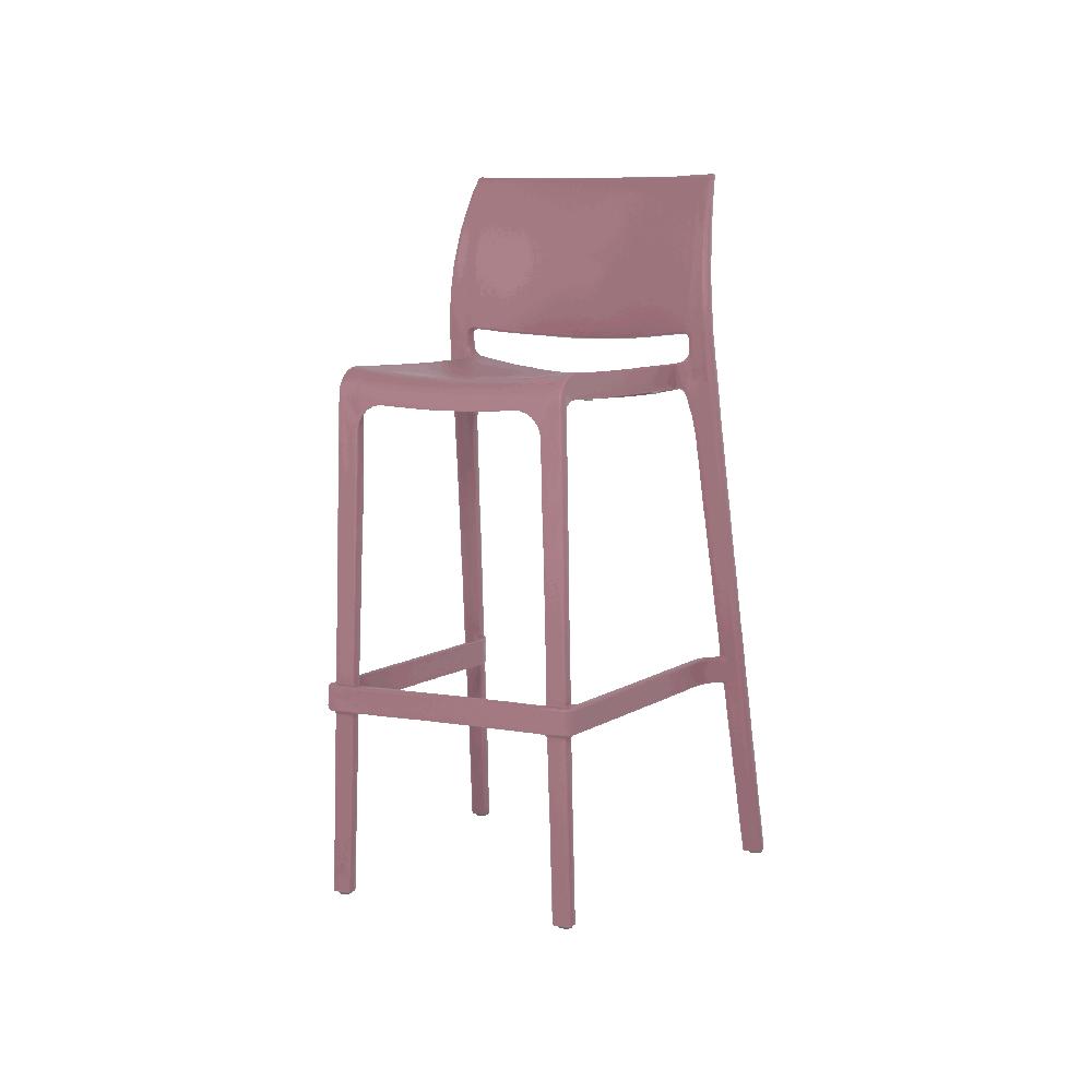 Sensilla Outdoor Resin Bar Stool