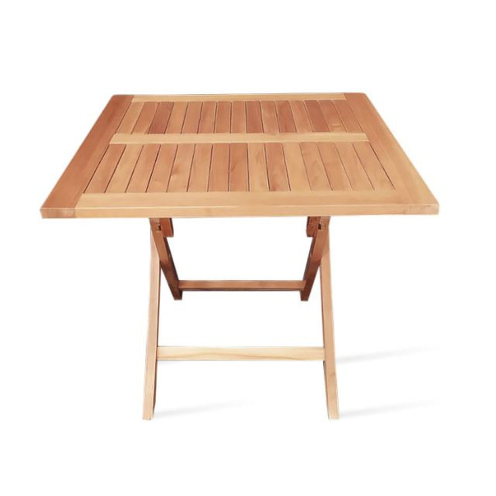 Pamela Teak Folding Square Dining Table