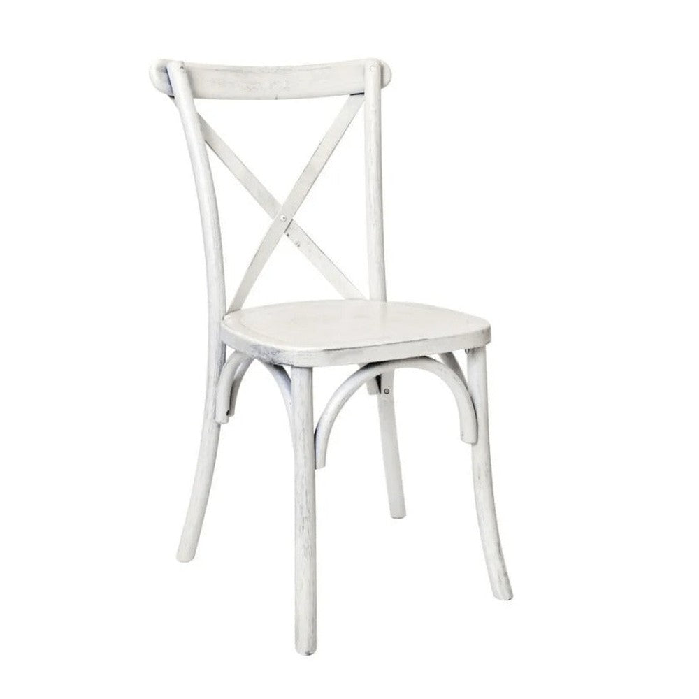 Traditional Cross Back ToughWood Stackable Side Chair