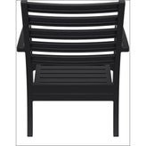 artemis xl club chair black isp004 bla