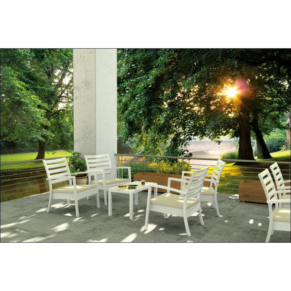 artemis xl club seating set 7 piece black isp004s7 bla