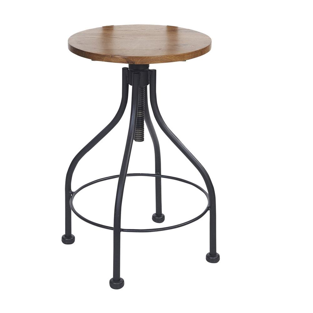 the screw backless barstool