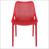 air outdoor dining chair orange isp014 ora