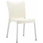 juliette resin dining chair beige isp045 bei