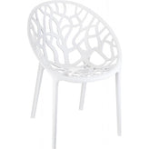 crystal polycarbonate modern dining chair transparent amber isp052 tamb