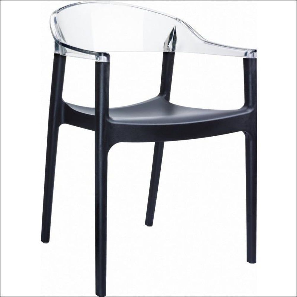 carmen modern dining chair white seat transparent violet back isp059 whi tvio