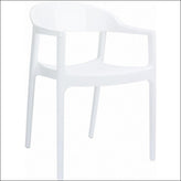 carmen modern dining chair white seat transparent violet back isp059 whi tvio