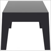 box resin outdoor center table black isp064 bla