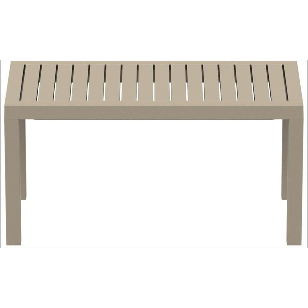 ocean rectangle cofee table white isp069 whi