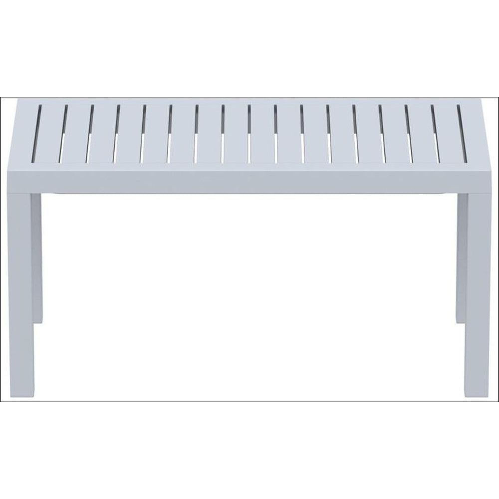 ocean rectangle cofee table white isp069 whi