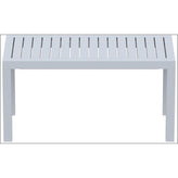 ocean rectangle cofee table white isp069 whi