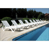 aqua pool chaise lounge white isp076 whi