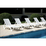 aqua pool chaise lounge white isp076 whi