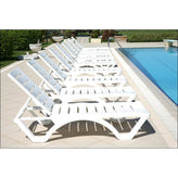 aqua pool chaise lounge white isp076 whi