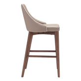 moor counter height barstool chair beige