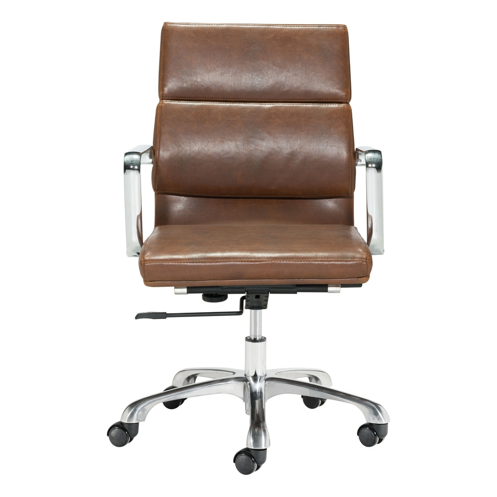 ithaca office chair vintage brown