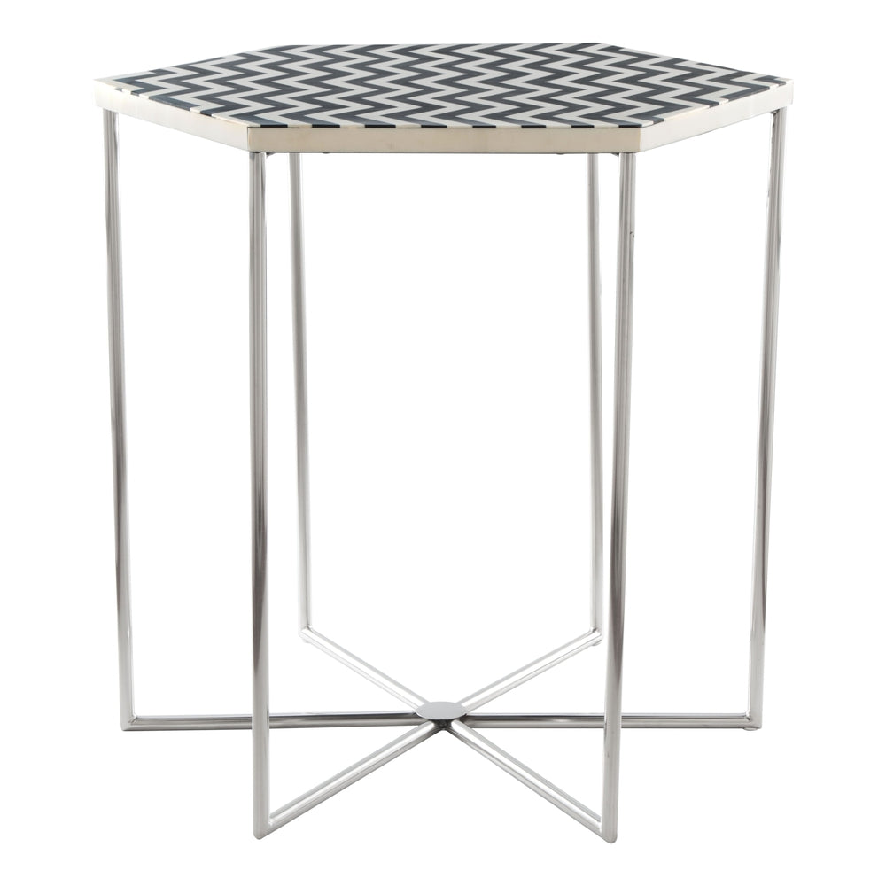 forma side table black white