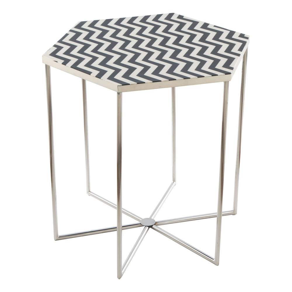 forma side table black white