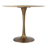 fullerton dining table white gold