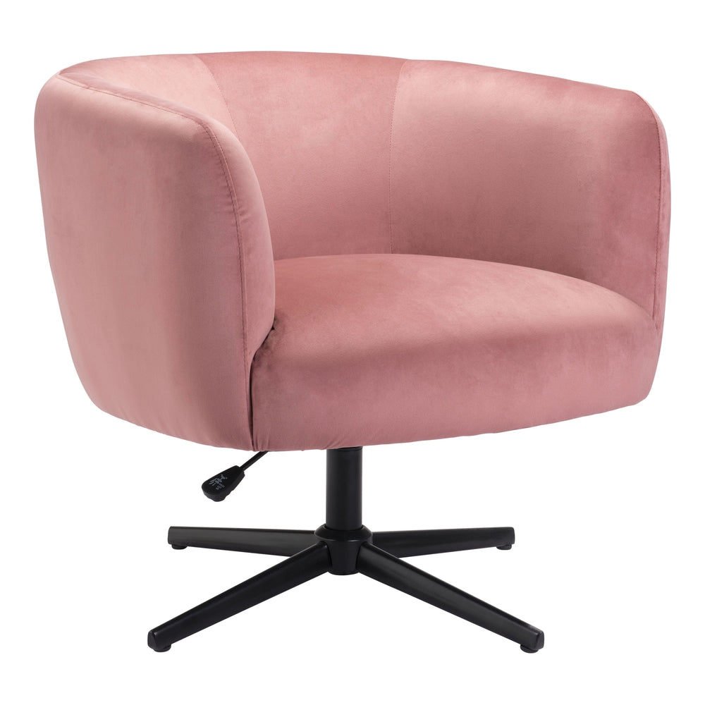 elia accent chair pink