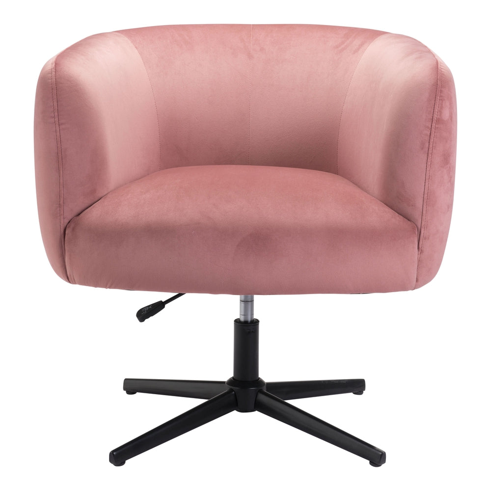 elia accent chair pink