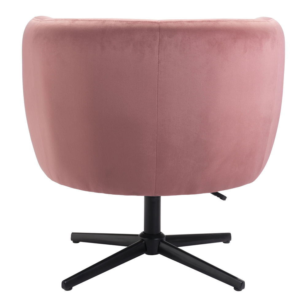 elia accent chair pink