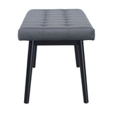 tanner bench gray black