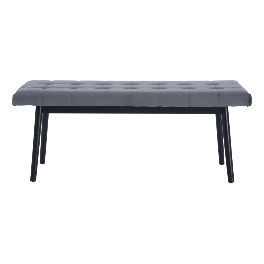 tanner bench gray black