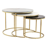 franco nesting coffee table brass