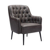 tasmania accent chair vintage black