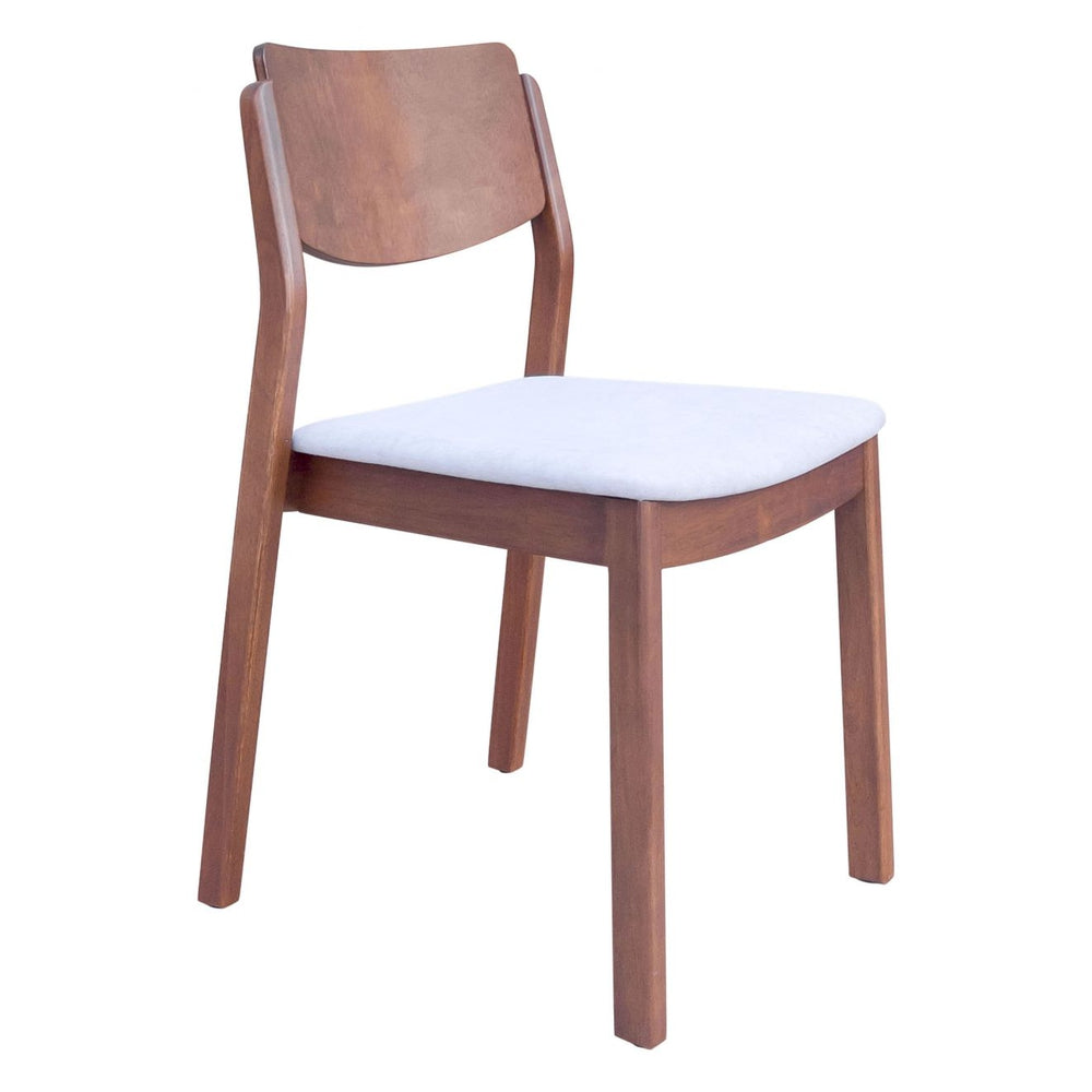 desdamona dining chair light gray walnut